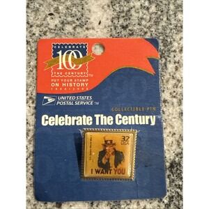 USPS Celebrate The Century Collectible I Want You  WWI Pin 1998